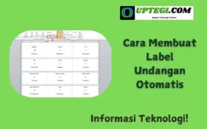 Cara Membuat Label Undangan Otomatis