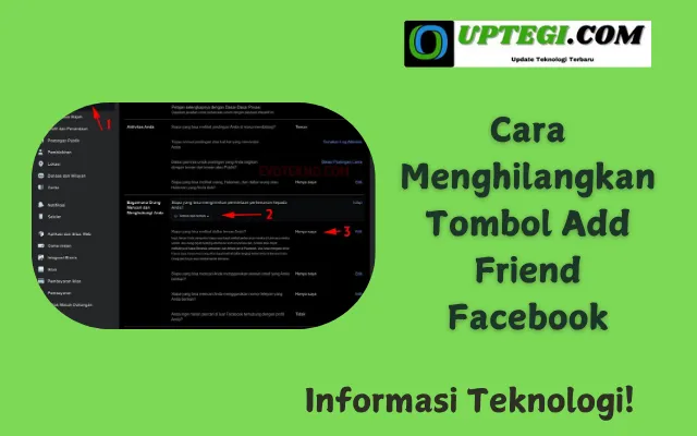 Cara Menghilangkan Tombol Add Friend Facebook