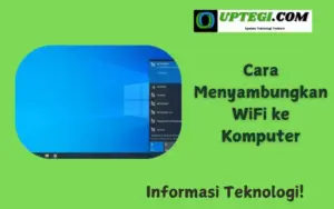 Cara Menyambungkan WiFi ke Komputer